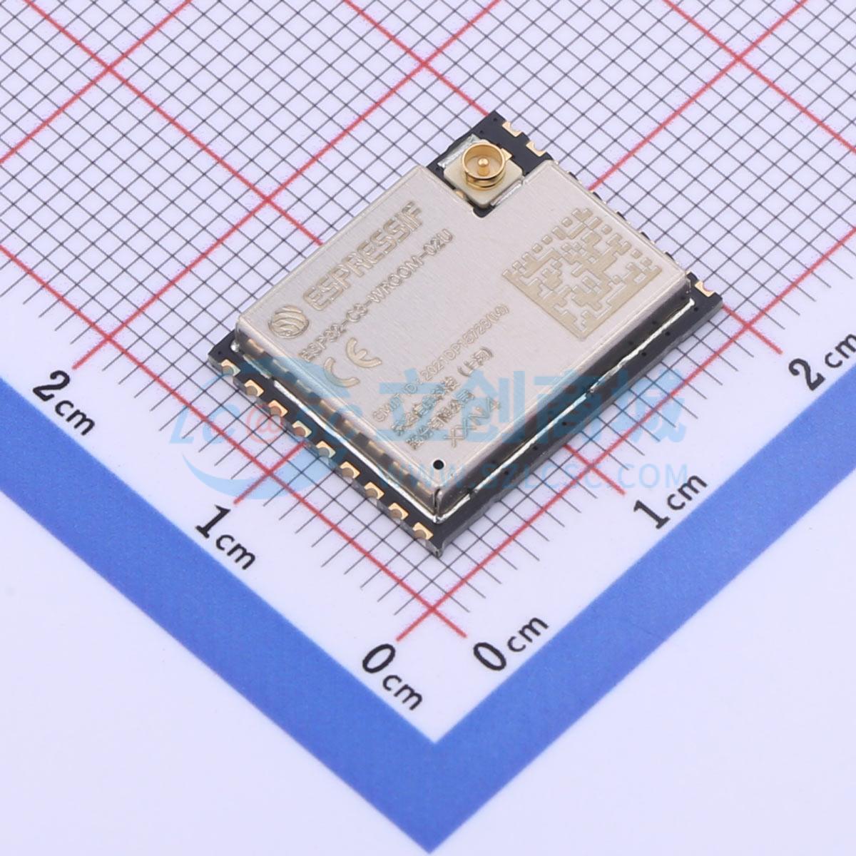 Esp32 C3 - 5 ชิ้น ESP32-C3-WROOM-02U-N4 SMD-19P ESP32-C3 Bluetooth5.0