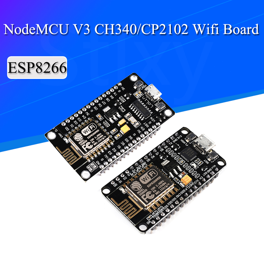 Esp8266 Nodemcu - โมดูลไร้สาย CH340 CH340G / CP2102 NodeMcu