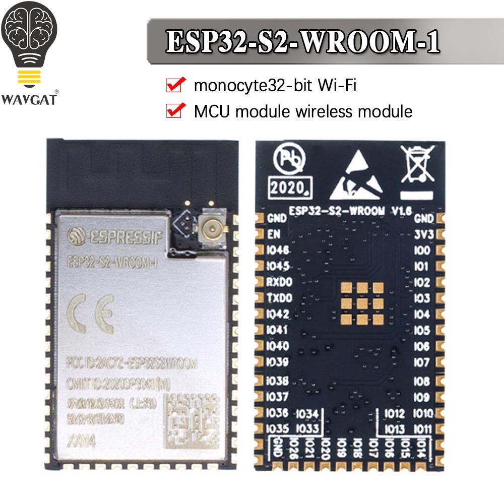 Esp32 S2 - ESP32-S2-WROOM-I 4MB SPI Flash WiFi โมดูลไร้สาย