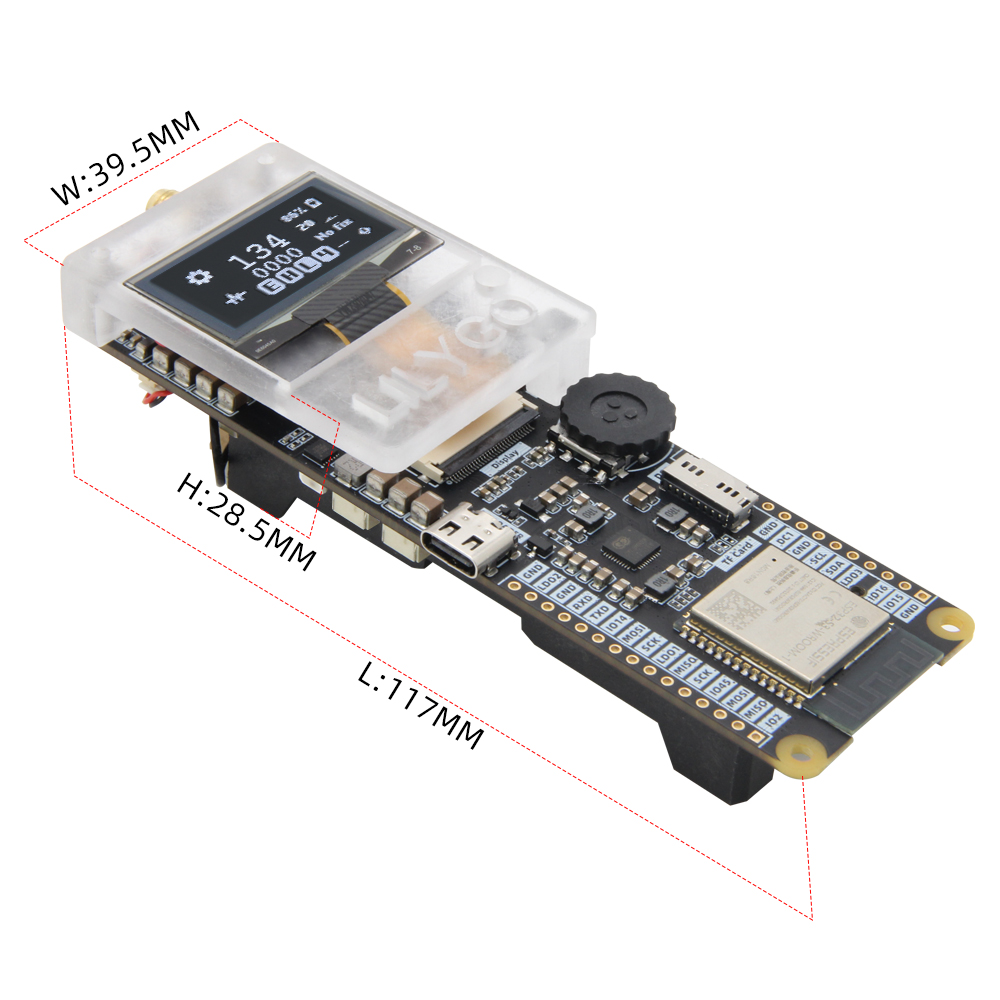 Esp32 S3 - บอร์ดพัฒนา T-TWR Plus OpenEdition ESP32-S3 พร้อม