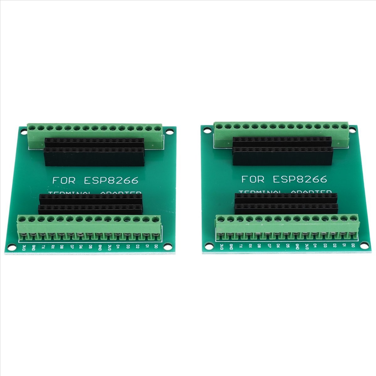 Esp8266 - A64I 2PCS ESP8266 บอร์ดเบรกเอาท์ GPIO 1