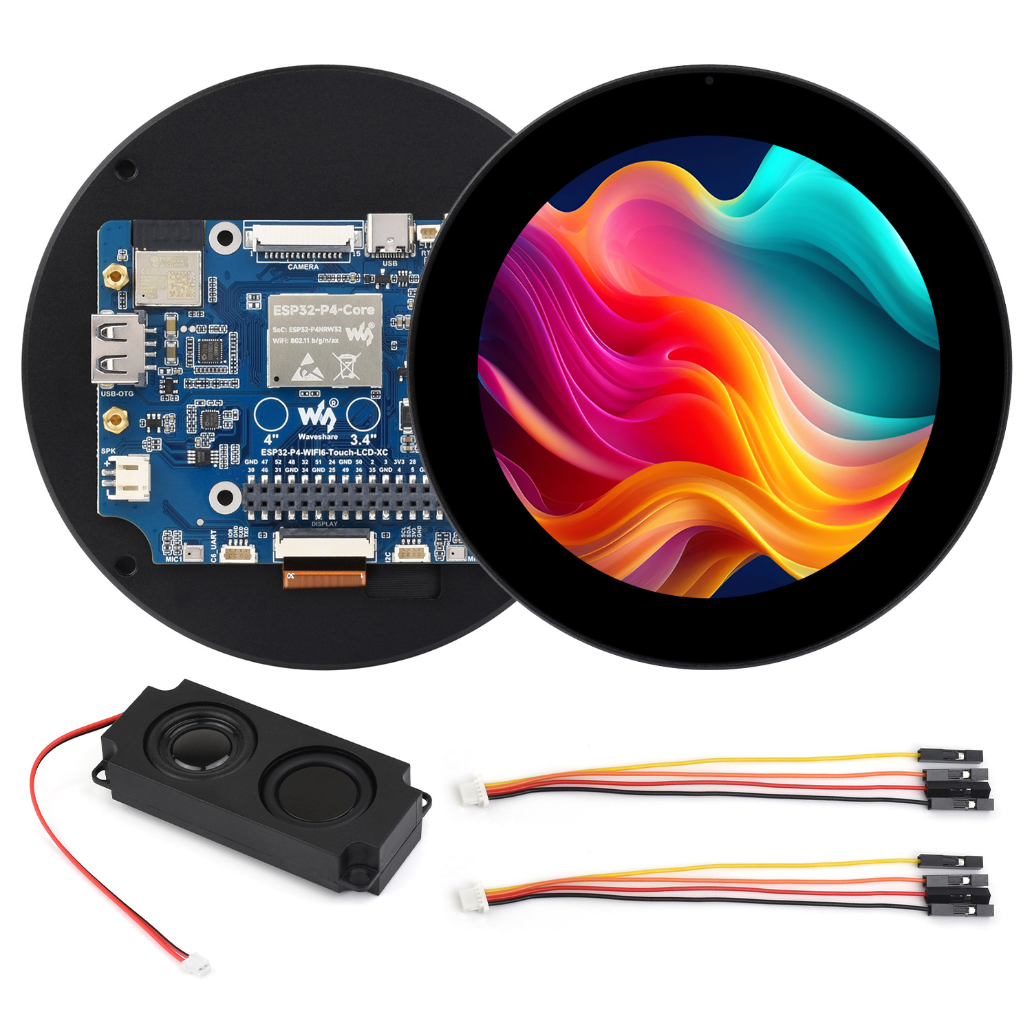 Esp32 P4 - ESP32-P4 บอร์ดพัฒนาจอแสดงผลแบบสัมผัสขนาด 3.4/4 นิ้ว, ความละเอียด 800