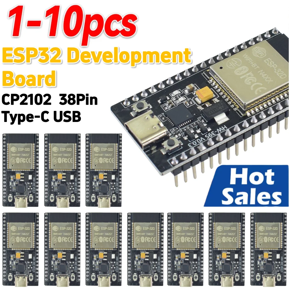 Esp32 Wifi Bluetooth Module - 1-10PCS ESP32 บอร์ดพัฒนา WIFI โมดูลบลูทูธ 38