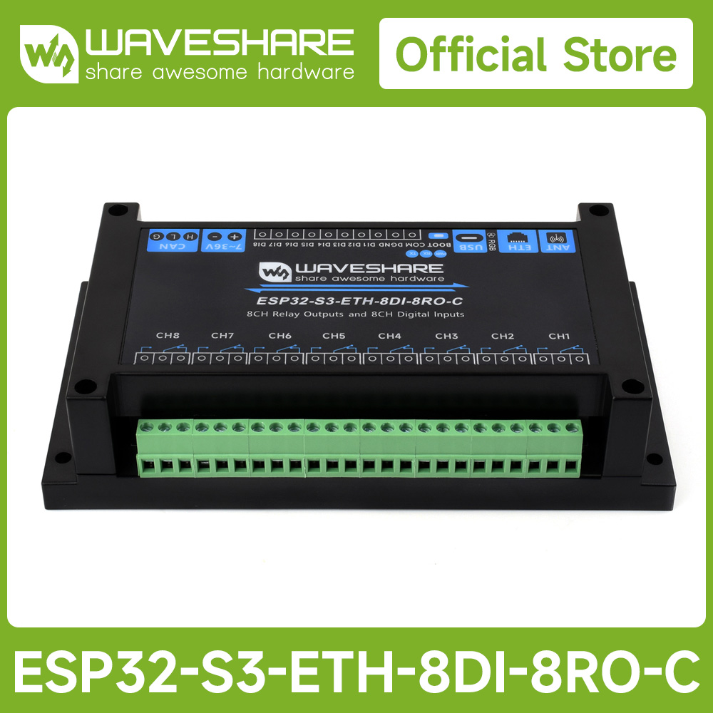 อุตสาหกรรม 8-Channel ESP32-S3  - Esp32 S3 บทวิจารณ์และราคา