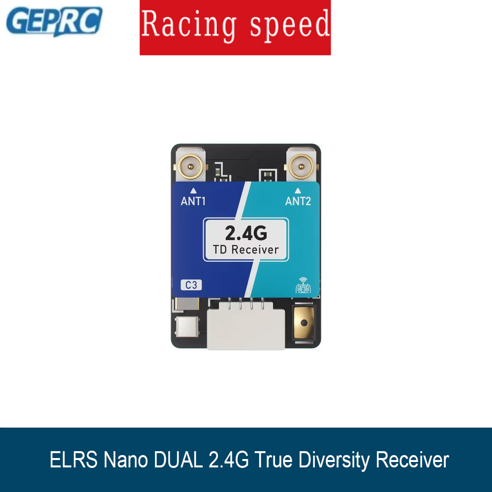 GEPRC ELRS Nano DUAL 2.4G ตัวร - Esp32 C3 บทวิจารณ์และราคา