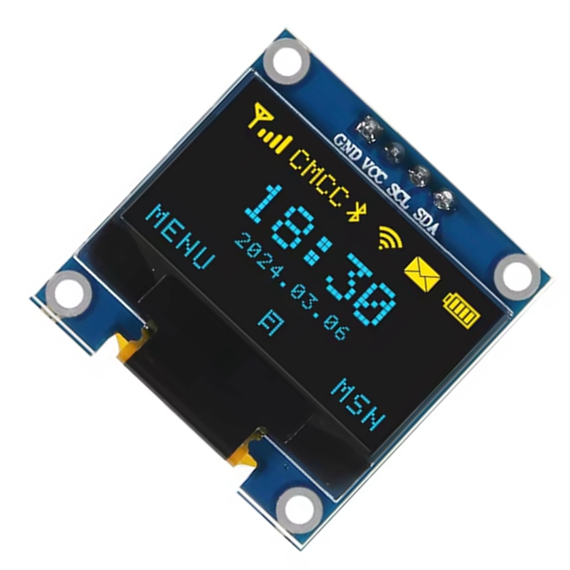 0.96 นิ้ว OLED จอแสดงผลโมดูล I - Esp8266 บทวิจารณ์และราคา