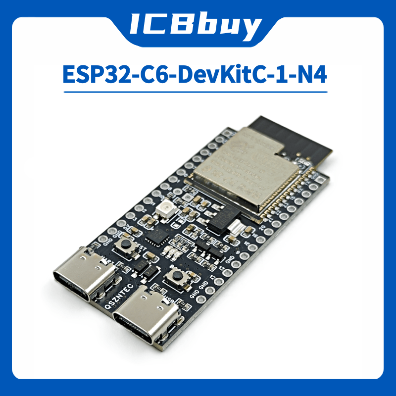 บอร์ด ESP32-C6-DevKitC-1 ชิปปร - Espressif Esp32 บทวิจารณ์และราคา